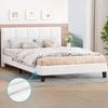 Alfordson Bed Frame Double Size Boucle White