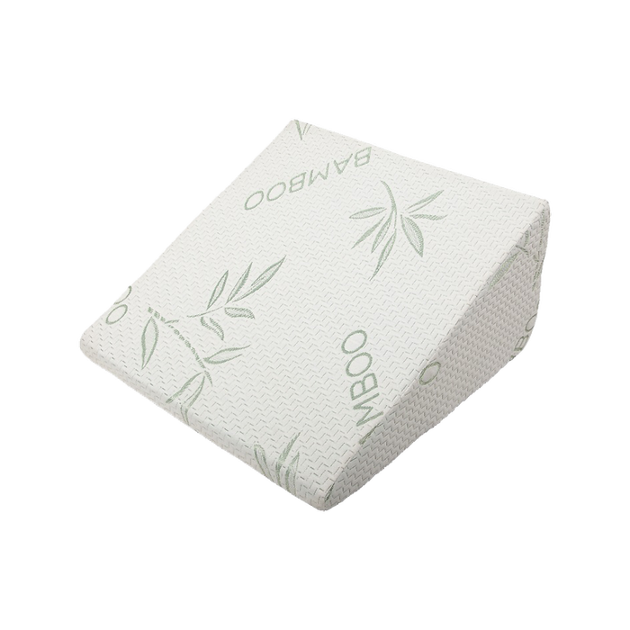Cool Gel Memory Foam Bed Wedge Pillow Neck Support