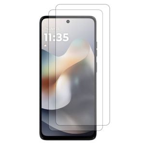 2 Pack MEZON Motorola Moto G56 5G Clear Tempered Glass Screen Protectors