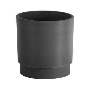 Respect 18cm Charcoal Cirque Cylinder Planter