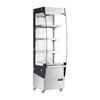 Apuro Slimline Heated Multideck Food Display Case 220l 1742h X 494w X 600dmm Stainless Steel Cw146-a