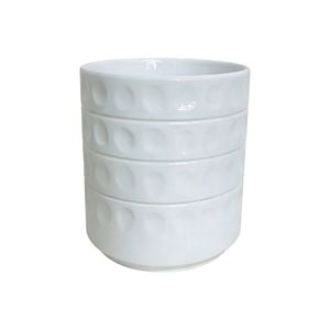 Astin Sinclair 155 x 165mm White Dots Ceramic Pot
