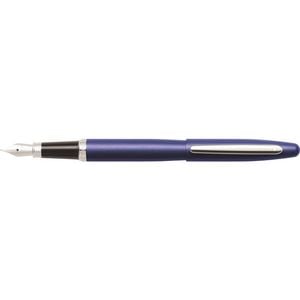 Sheaffer VFM Fountain Pen Office/Writing Stationery Med Nib Neon Blue/Nickel