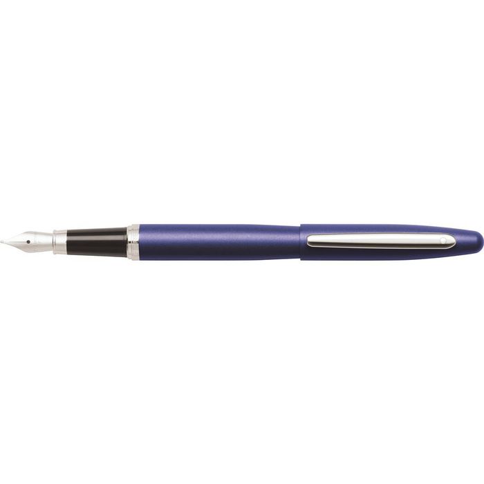 Sheaffer VFM Fountain Pen Office/Writing Stationery Med Nib Neon Blue/Nickel