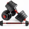 Dumbbell Set 3in1 Adjustable Barbell 40KG