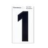 Sandleford 85mm Black Cut Out Self Adhesive House Number 1