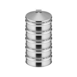 SOGA 22cm 5-Tier Stainless Steel Steamer with Lid