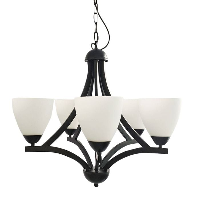 Oriel Lighting Roxby 5 Light Traditional Metal Pendant Light