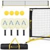ADVWIN Pickleball Set with 6.7M Net, 22FT Regulation Size Pickleball Net System for Driveway Backyard