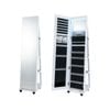Costway 163CM Rolling Mirror Jewlery Cabinet Organizer w/LED