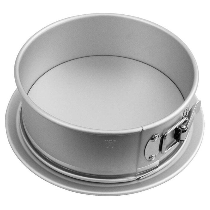 Bakemaster Anodised Aluminium 22cm Springform Pan Oven Baking Round Mould Silver