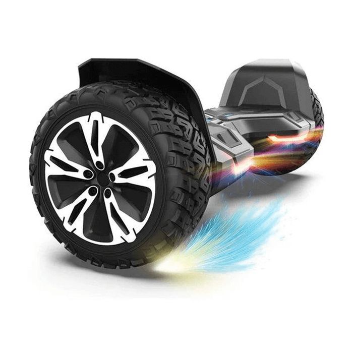 Gyroor Warrior Kids Bluetooth Hoverboard 8.5" Tyres Black 8-16y