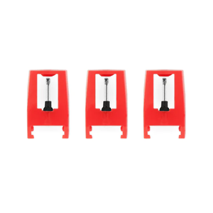 Victrola 3 Pack Needles Replacement - Red