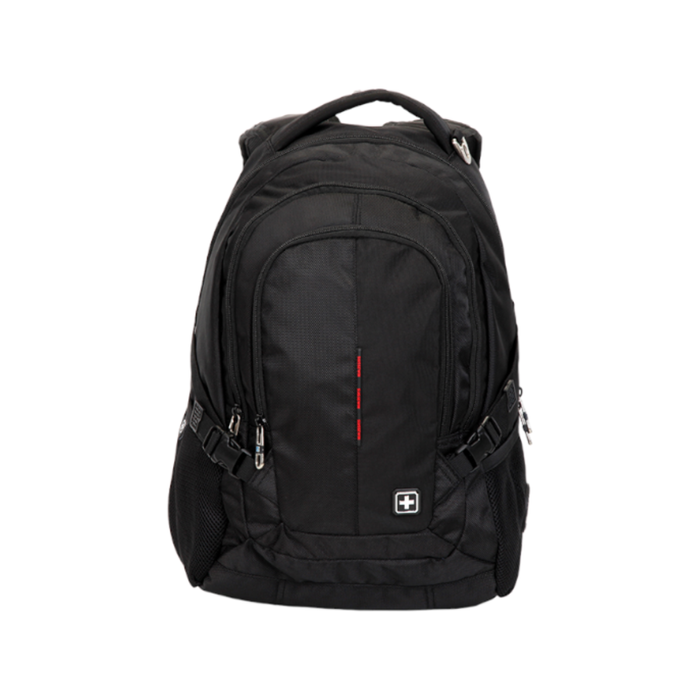 SUISSEWIN Swiss waterproof 15.6" laptop School Travel Bag -Black
