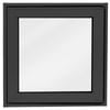 Polar     View 600 x 600mm Black Double Glazed Openable Window