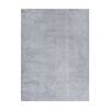 Urban Style Plush Rabbit Fur Rug 10mm Pile Home Decor Silver 160x240cm
