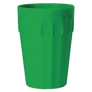 Olympia Kristallon Polypropylene Tumblers Green 253.8ml 12 Pack Drinking Glasses Reusable