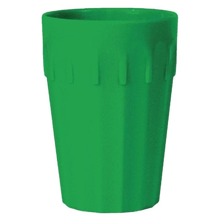 Olympia Kristallon Polypropylene Tumblers Green 253.8ml 12 Pack Drinking Glasses Reusable