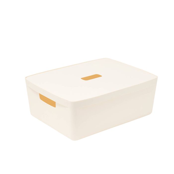 Inabox 19L Ecru Modular Container