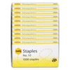 10pk Marbig Steel Stationery Staples No.10 Refill 1000bx School Office Home Sl