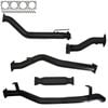 Ignite Exhausts Turbo Back For Toyota Landcruiser 79 Series V8 D/cab No Cat & Hotdog 409 Stainless Steel