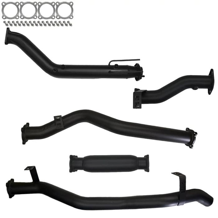 Ignite Exhausts Turbo Back For Toyota Landcruiser 79 Series V8 D/cab No Cat & Hotdog 409 Stainless Steel