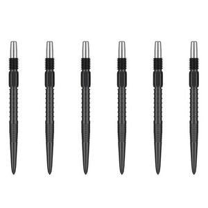 2x 3pc Target Swiss FireDart Point Dart Replacement Spare Tip 35mm Black