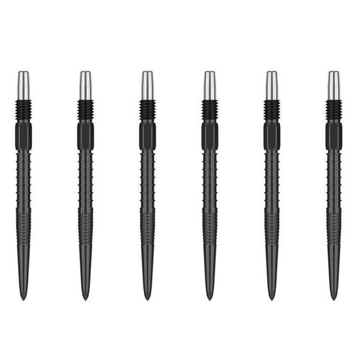 2x 3pc Target Swiss FireDart Point Dart Replacement Spare Tip 35mm Black