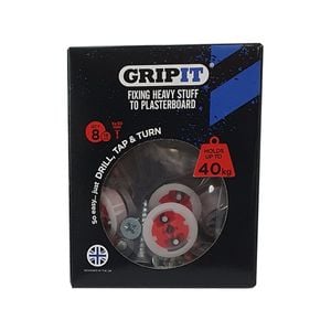 Gripit 18mm Red Plasterboard Fixing - 8 Pack