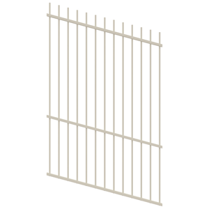 ProtectorAl 0350-1200mm x 1800mm Surfmist Picket Top Pool Fence Panel Raked Up to 15º