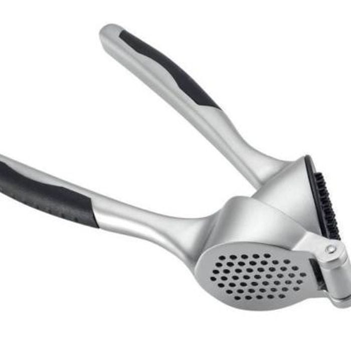 Incasa Durable Stainless Steel Garlic Press Slip Resistant Handle-Matt