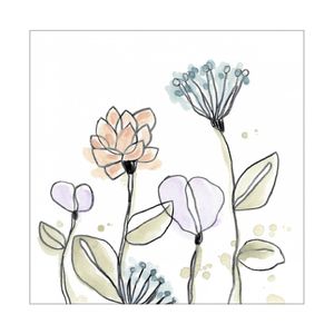 Artey | Spindle Blossoms V - Stretched Canvas - Stretched Canvas - 84 x 84cm