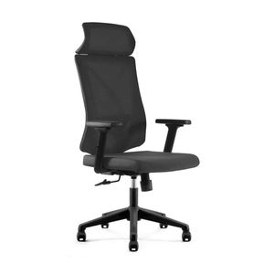 Modern Furniture FRODE Executive Office Chair with Headrest - Black