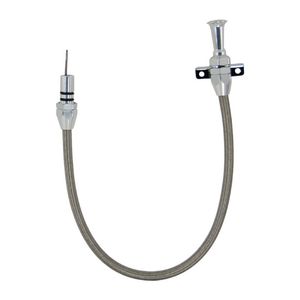 Cal Custom Flexible Transmission Dipstick Ford C-6, Firewall Mount