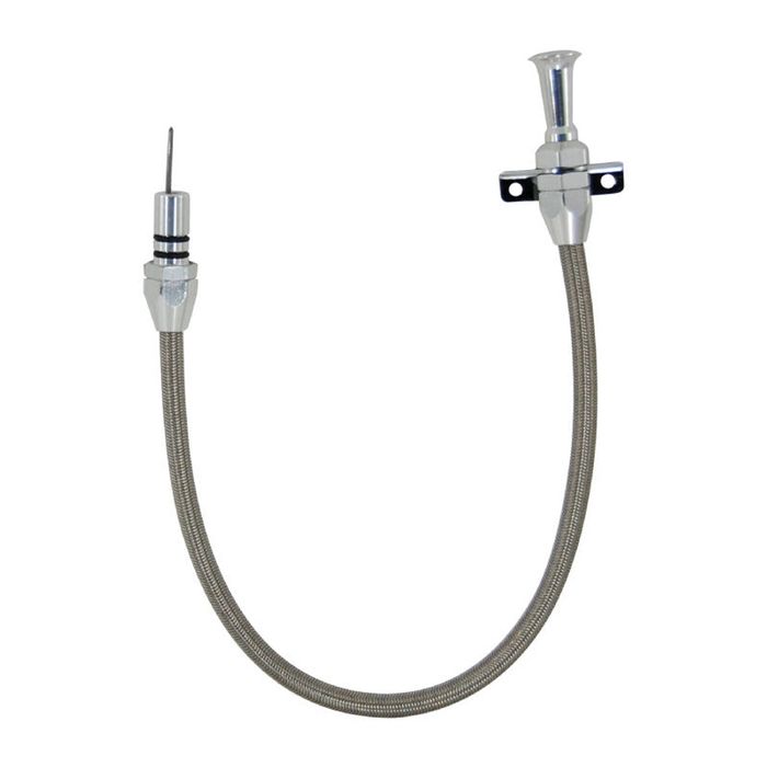 Cal Custom Flexible Transmission Dipstick Ford C-6, Firewall Mount