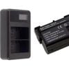 Battery Replacement + Lcd Charger For Nikon En-el15 D7000 D7100 D800 D800e D600 Camera