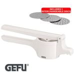 Gefu Presco Potato & Spaetzle Ricer Press Strainer Masher | 3 Disks