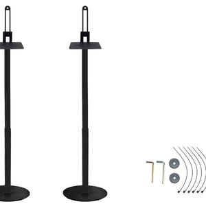 Speaker Stand Audio Holder Square Bracket Adjustable Height 83-162cm
