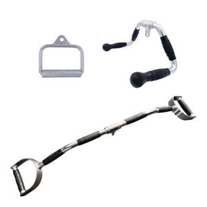 Cable Attachment Pack B - Stirrup, Multi Purpose, Wide D handle Lat