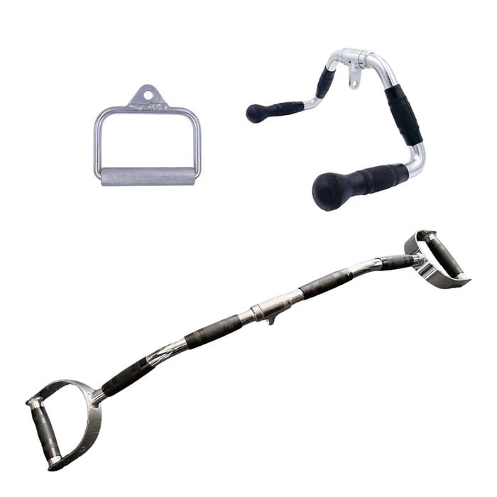 Cable Attachment Pack B - Stirrup, Multi Purpose, Wide D handle Lat