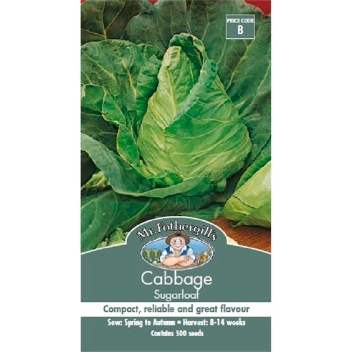 Mr Fothergill's Cabbage Sugarloaf Seeds