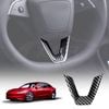 Car Steering Wheel Cover Trim for Tesla Model 3 Highland 2023-Onwards Car Interior Protection