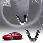 Car Steering Wheel Cover Trim for NEW Tesla Model 3 Highland 2024 Car Interior Protection