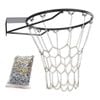 NNEOBA Durable Galvanized Steel Chain Basketball Net