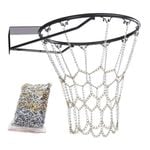 NNEOBA Durable Galvanized Steel Chain Basketball Net