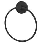 Fusion-Loc 8kg Matte Black Suction Towel Ring - Matte Black