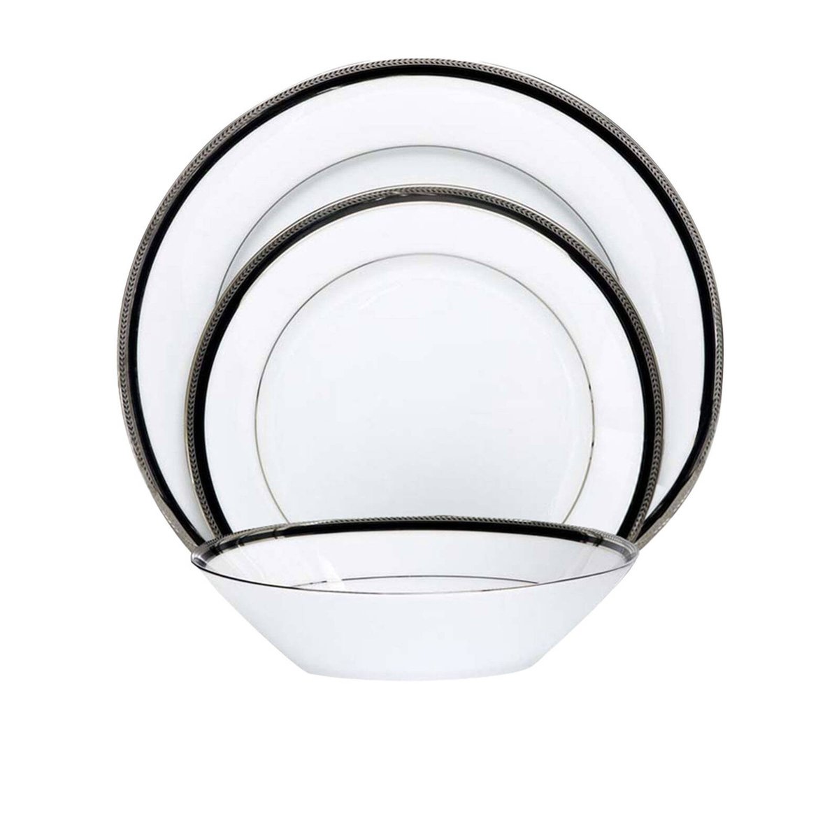Noritake Toorak Noir 皿セット Noritake | Formal Dinnerware | Toorak Noir 12pce Dinner Set