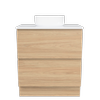 New England Joinery 750mm Majesty SilkSurface Top Floor Standing Vanity