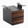 Desky Minimal Under Desk Cabinet Space Grey Frame