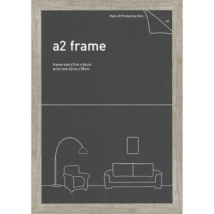Impact Rock Merchandise Classic Photo/Picture Frame Ash/Dark Oak Fits A2